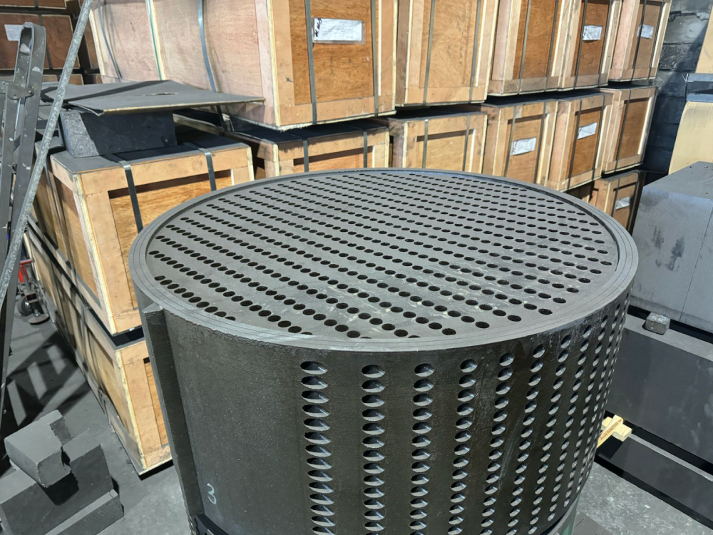 Блочный графитовый теплообменник ТО ТГ-КБ-5-100, срок изготовления 45 дней Блочный графитовый теплообменник ТО ТГ-КБ-5-100, срок изготовления 45 дней