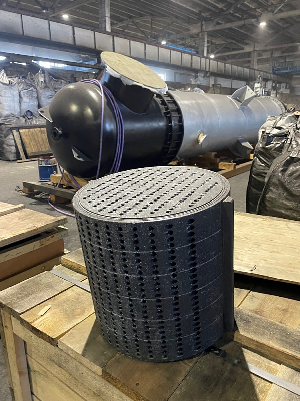 Графито-фторопластовый теплообменник блочного типа